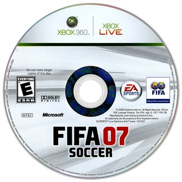 
FIFA Soccer 07 | Xbox 360 | game disc/cartridge 1