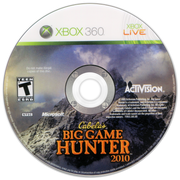 
Cabela's Big Game Hunter 2010 | Xbox 360 | game disc/cartridge 1 | Region: North America | Source: LaunchBox