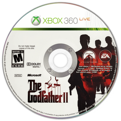 
The Godfather II | Xbox 360 | game disc/cartridge 1