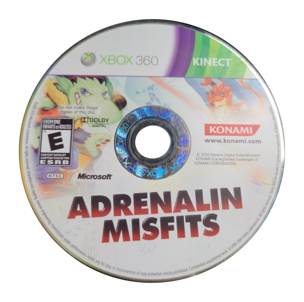 
Adrenalin Misfits | Xbox 360 | game disc/cartridge 1