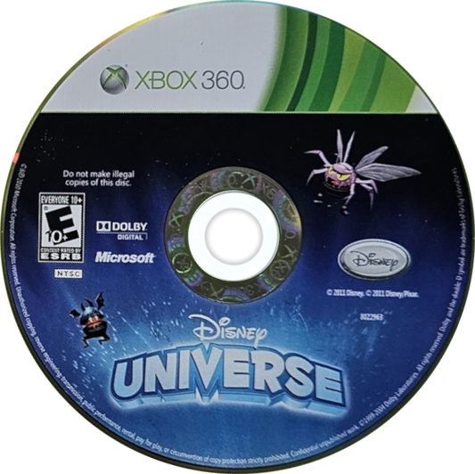 
Disney Universe | Xbox 360 | game disc/cartridge 1 | Region: North America | Source: LaunchBox