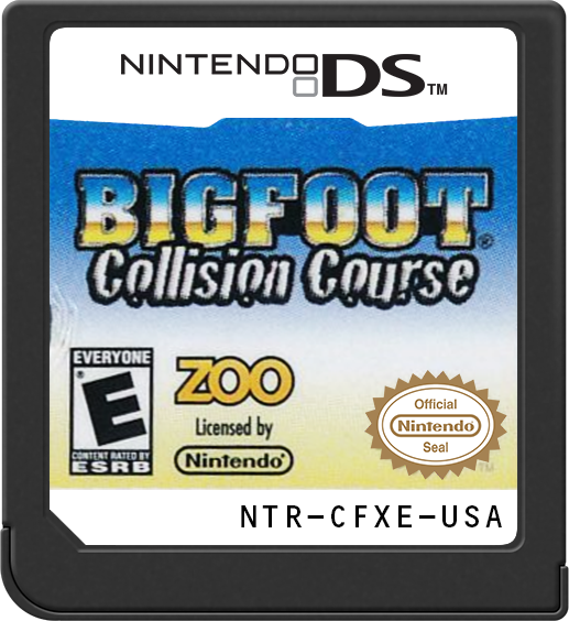 
Bigfoot: Collision Course | Nintendo DS | game disc/cartridge 1