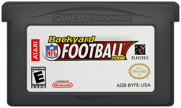 
Backyard Football 2006 | Game Boy Advance | game disc/cartridge 1