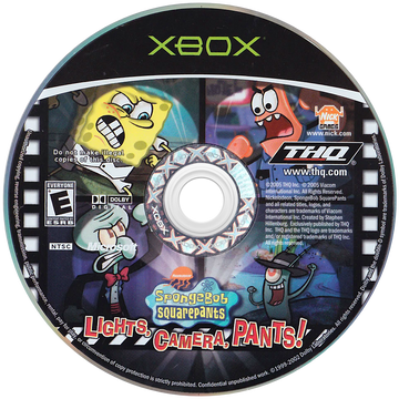 
SpongeBob SquarePants: Lights, Camera, Pants! | Xbox | game disc/cartridge 1