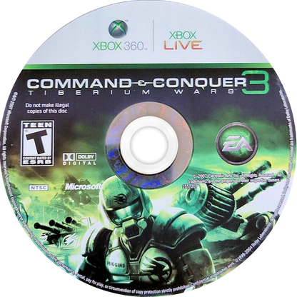 
Command & Conquer 3: Tiberium Wars | Xbox 360 | game disc/cartridge 1