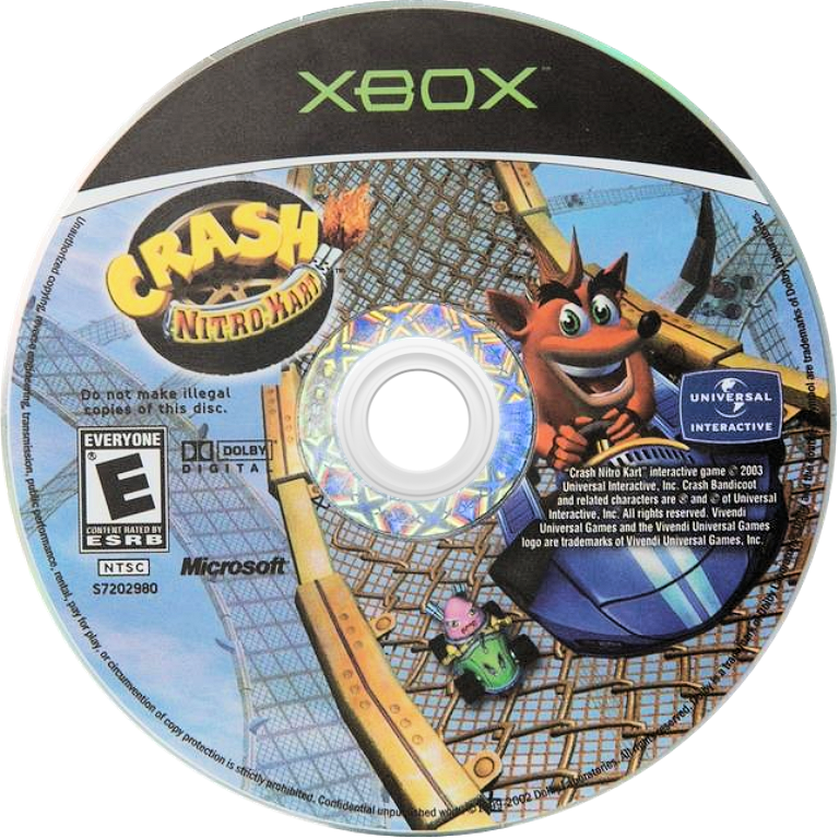 
Crash Nitro Kart | Xbox | game disc/cartridge 1