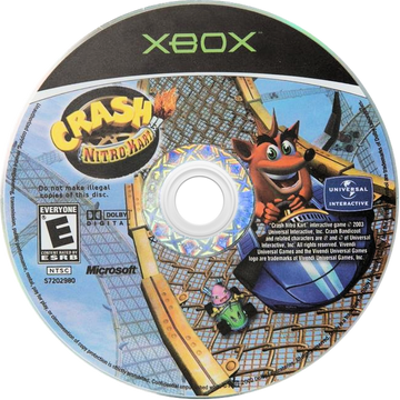 
Crash Nitro Kart | Xbox | game disc/cartridge 1