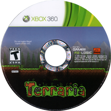 
Terraria | Xbox 360 | game disc/cartridge 1