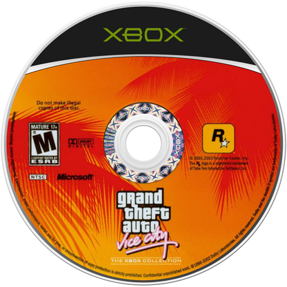 
Grand Theft Auto: Vice City | Xbox | game disc/cartridge 1