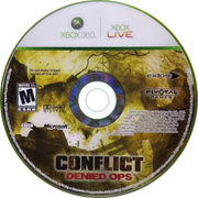 
Conflict: Denied Ops | Xbox 360 | game disc/cartridge 1 | Region: North America | Source: LaunchBox