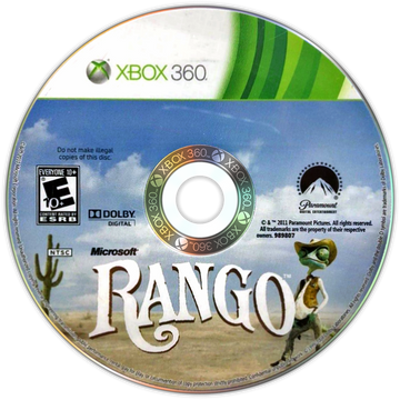 
Rango | Xbox 360 | game disc/cartridge 1