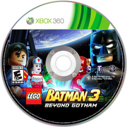 
LEGO Batman 3: Beyond Gotham | Xbox 360 | game disc/cartridge 1 | Region: North America | Source: LaunchBox