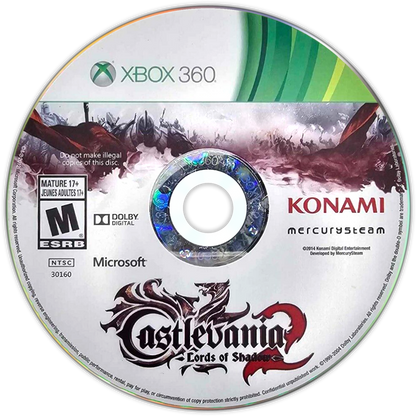 
Castlevania: Lords of Shadow 2 | Xbox 360 | game disc/cartridge 1 | Region: North America | Source: LaunchBox