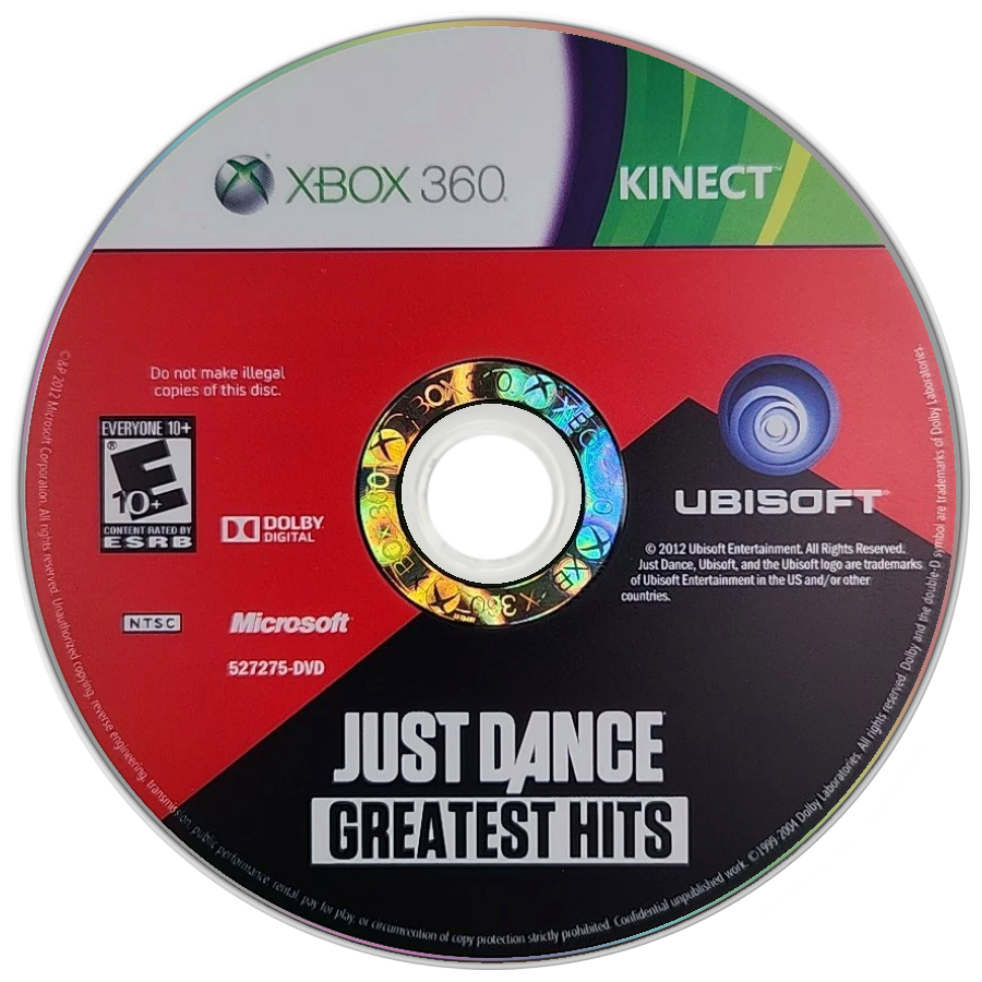 
Just Dance: Greatest Hits | Xbox 360 | game disc/cartridge 1 | Region: North America | Source: LaunchBox