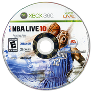 
NBA Live 10 | Xbox 360 | game disc/cartridge 1