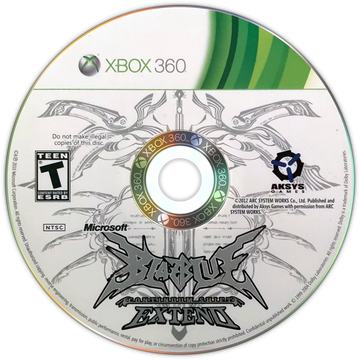 
BlazBlue: Continuum Shift Extend | Xbox 360 | game disc/cartridge 1 | Region: North America | Source: LaunchBox