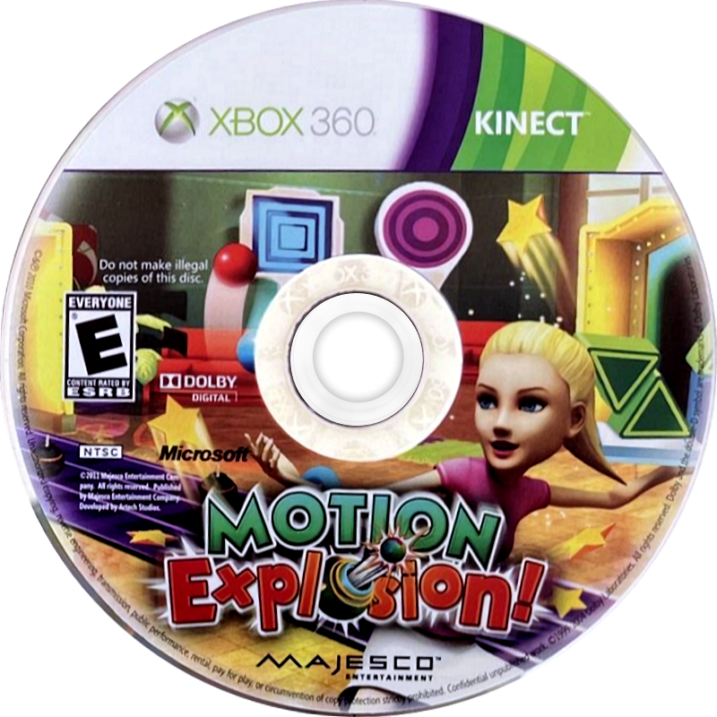 
Motion Explosion! | Xbox 360 | game disc/cartridge 1 | Region: North America | Source: LaunchBox