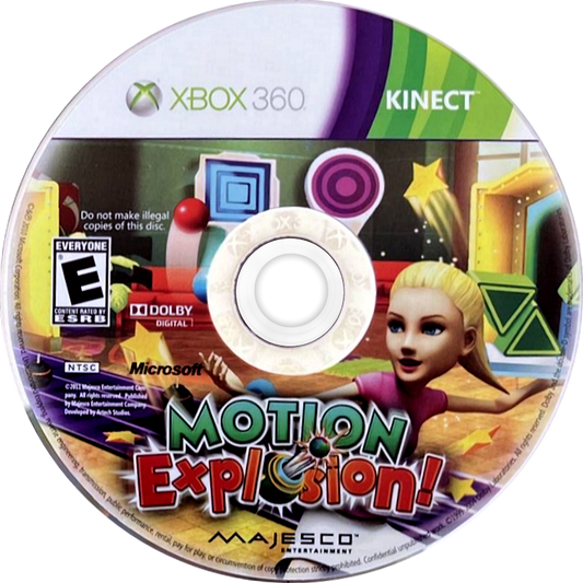 
Motion Explosion! | Xbox 360 | game disc/cartridge 1 | Region: North America | Source: LaunchBox