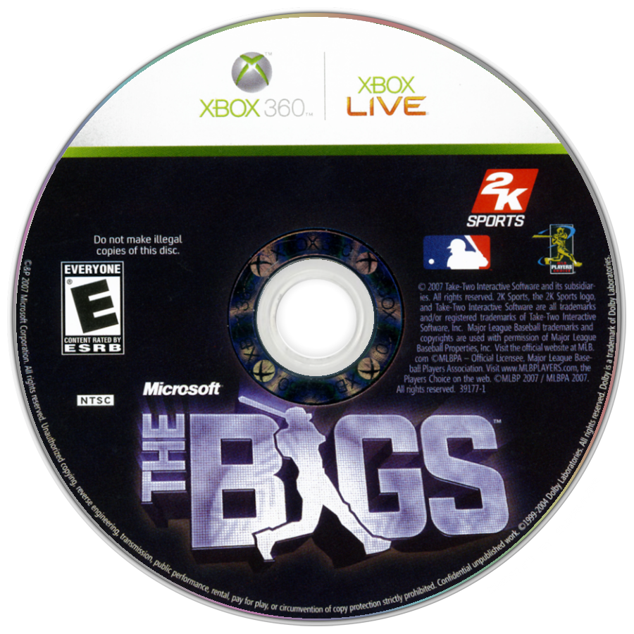 
The Bigs | Xbox 360 | game disc/cartridge 1