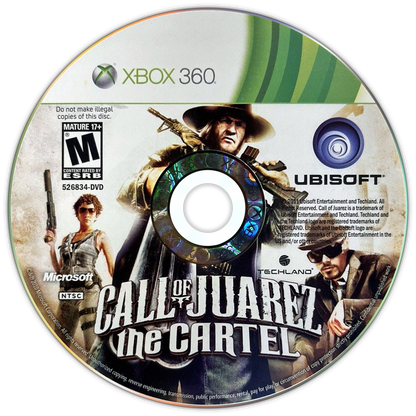 
Call of Juarez: The Cartel | Xbox 360 | game disc/cartridge 1 | Region: North America | Source: LaunchBox
