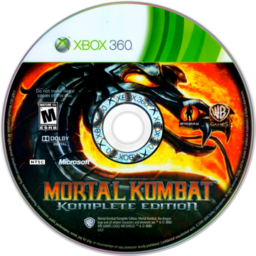 
Mortal Kombat: Komplete Edition | Xbox 360 | game disc/cartridge 1