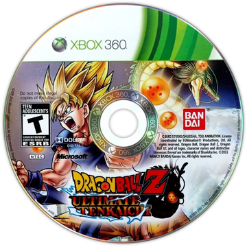 
Dragon Ball Z: Ultimate Tenkaichi | Xbox 360 | game disc/cartridge 1