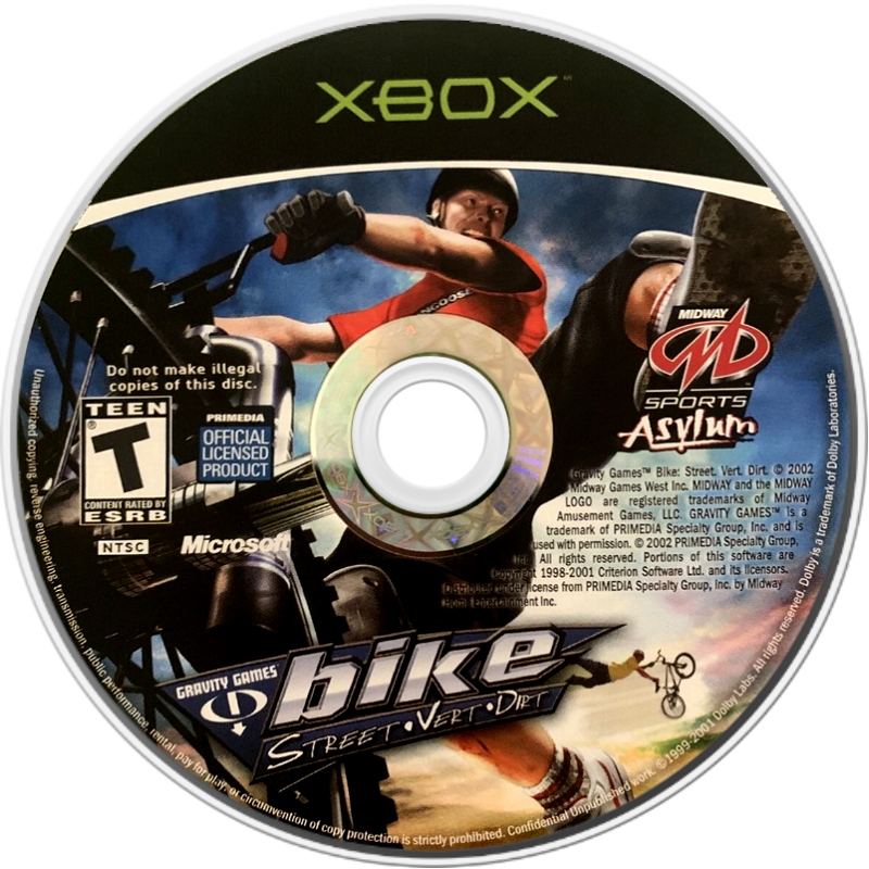 
Gravity Games Bike: Street • Vert • Dirt | Xbox | game disc/cartridge 1