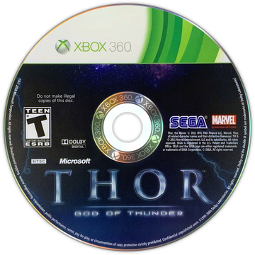 
Thor: God of Thunder | Xbox 360 | game disc/cartridge 1