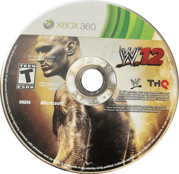 
WWE '12 | Xbox 360 | game disc/cartridge 1 | Region: North America | Source: LaunchBox