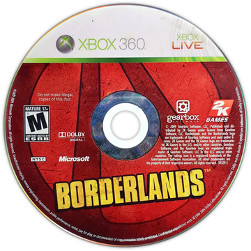 
Borderlands | Xbox 360 | game disc/cartridge 1 | Region: North America | Source: LaunchBox