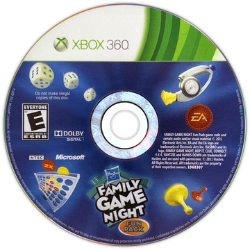 
Hasbro Family Game Night Fun Pack | Xbox 360 | game disc/cartridge 1