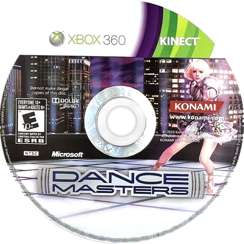 Dance Masters | Xbox 360 | game disc/cartridge 1 | Region: North America | Source: LaunchBox
