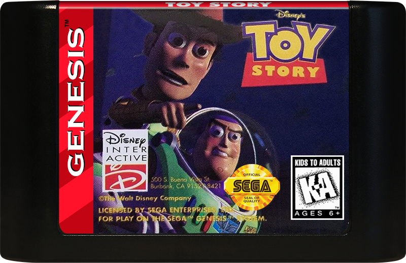 
Disney's Toy Story | Genesis | game disc/cartridge 1