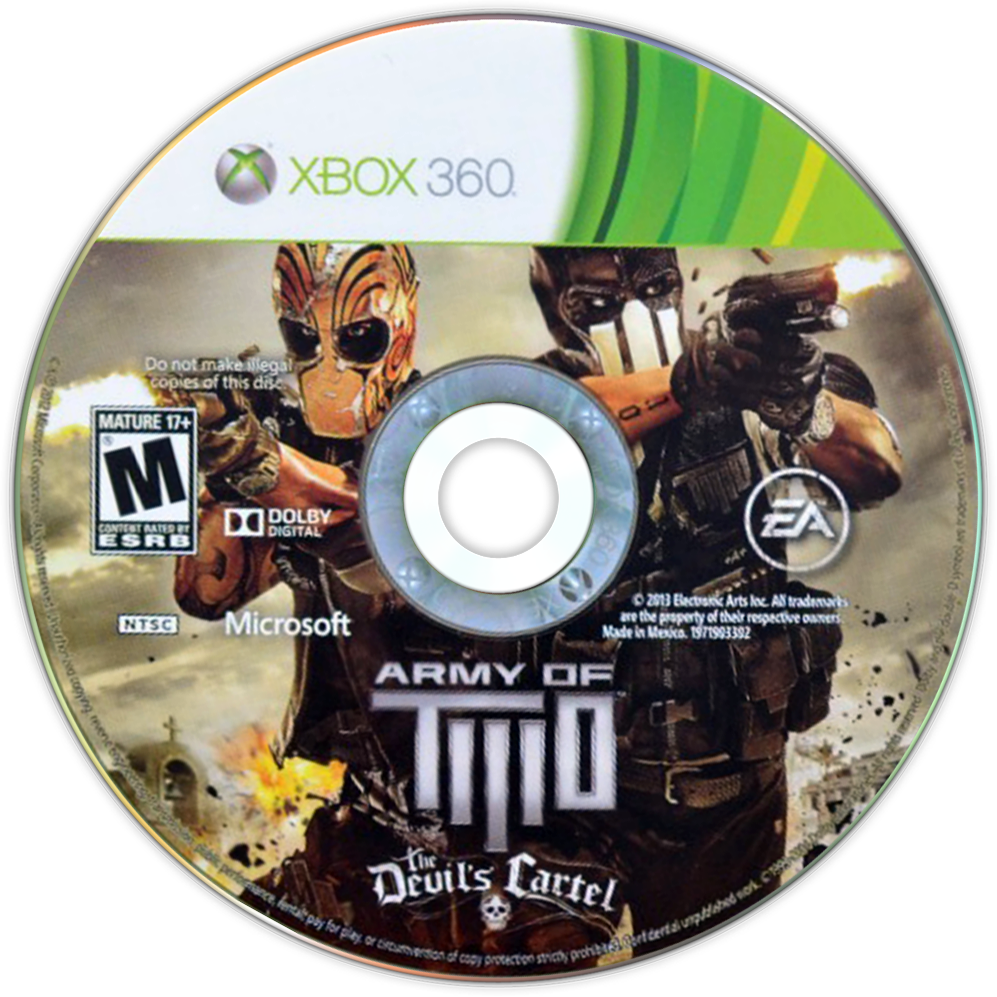 
Army of Two: The Devil's Cartel | Xbox 360 | game disc/cartridge 1