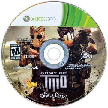 
Army of Two: The Devil's Cartel | Xbox 360 | game disc/cartridge 1