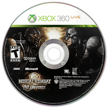 
Mortal Kombat vs. DC Universe | Xbox 360 | game disc/cartridge 1