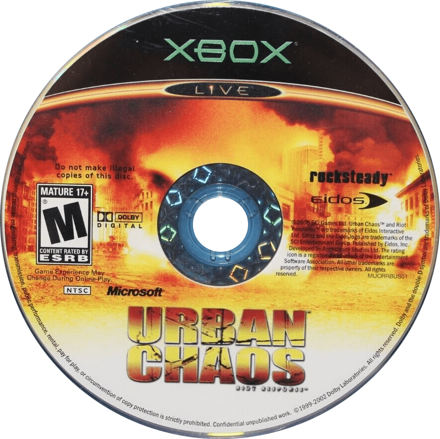 
Urban Chaos: Riot Response | Xbox | game disc/cartridge 1