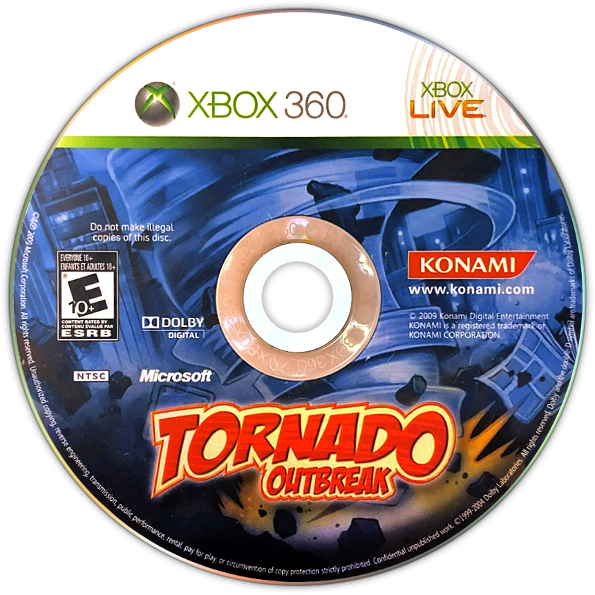 
Tornado Outbreak | Xbox 360 | game disc/cartridge 1