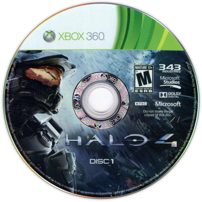 
Halo 4 | Xbox 360 | game disc/cartridge 1
