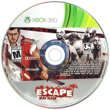 
Escape Dead Island | Xbox 360 | game disc/cartridge 1