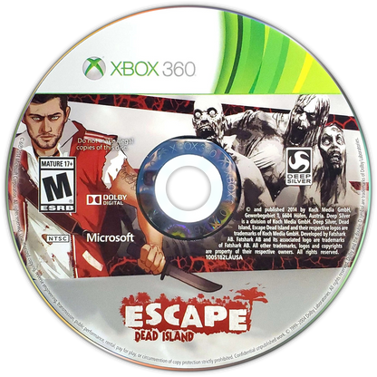 
Escape Dead Island | Xbox 360 | game disc/cartridge 1