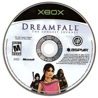 Dreamfall: The Longest Journey | Xbox | game disc/cartridge 1 | Region: North America | Source: LaunchBox