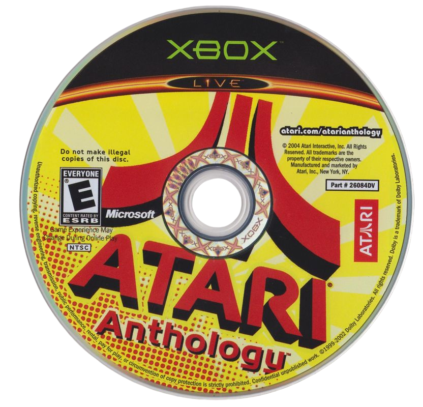 Atari: Anthology | Xbox | game disc/cartridge 1 | Region: North America | Source: LaunchBox