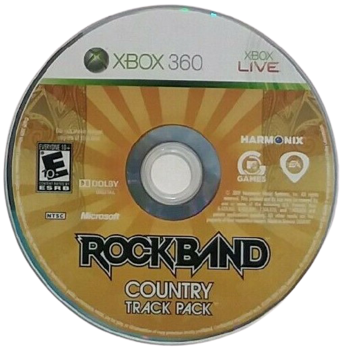 Rock Band: Country Track Pack | Xbox 360 | game disc/cartridge 1 | Region: North America | Source: LaunchBox