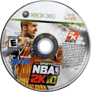 
NBA 2K10 | Xbox 360 | game disc/cartridge 1 | Region: North America | Source: LaunchBox