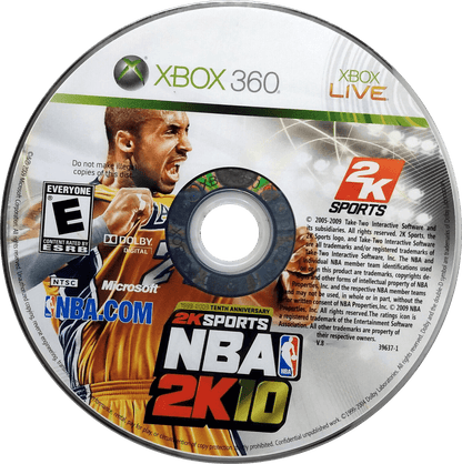 
NBA 2K10 | Xbox 360 | game disc/cartridge 1 | Region: North America | Source: LaunchBox