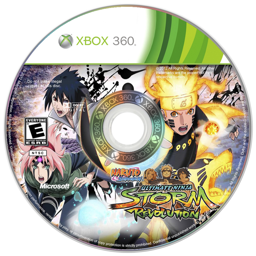 
Naruto Shippuden: Ultimate Ninja Storm Revolution | Xbox 360 | game disc/cartridge 1