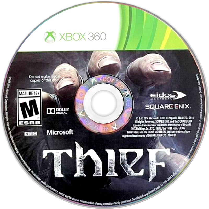 
Thief | Xbox 360 | game disc/cartridge 1
