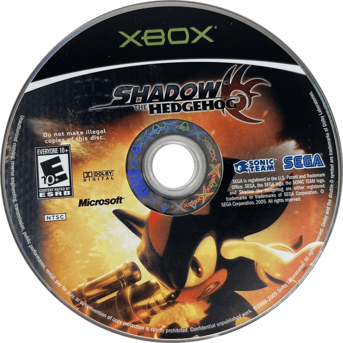 Shadow the Hedgehog | Xbox | game disc/cartridge 1
