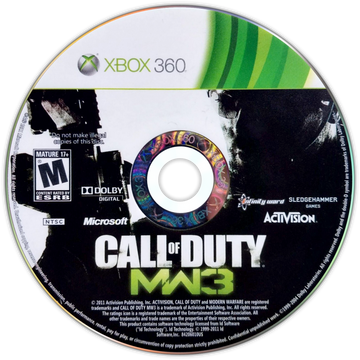
Call of Duty: Modern Warfare 3 | Xbox 360 | game disc/cartridge 1 | Region: North America | Source: LaunchBox